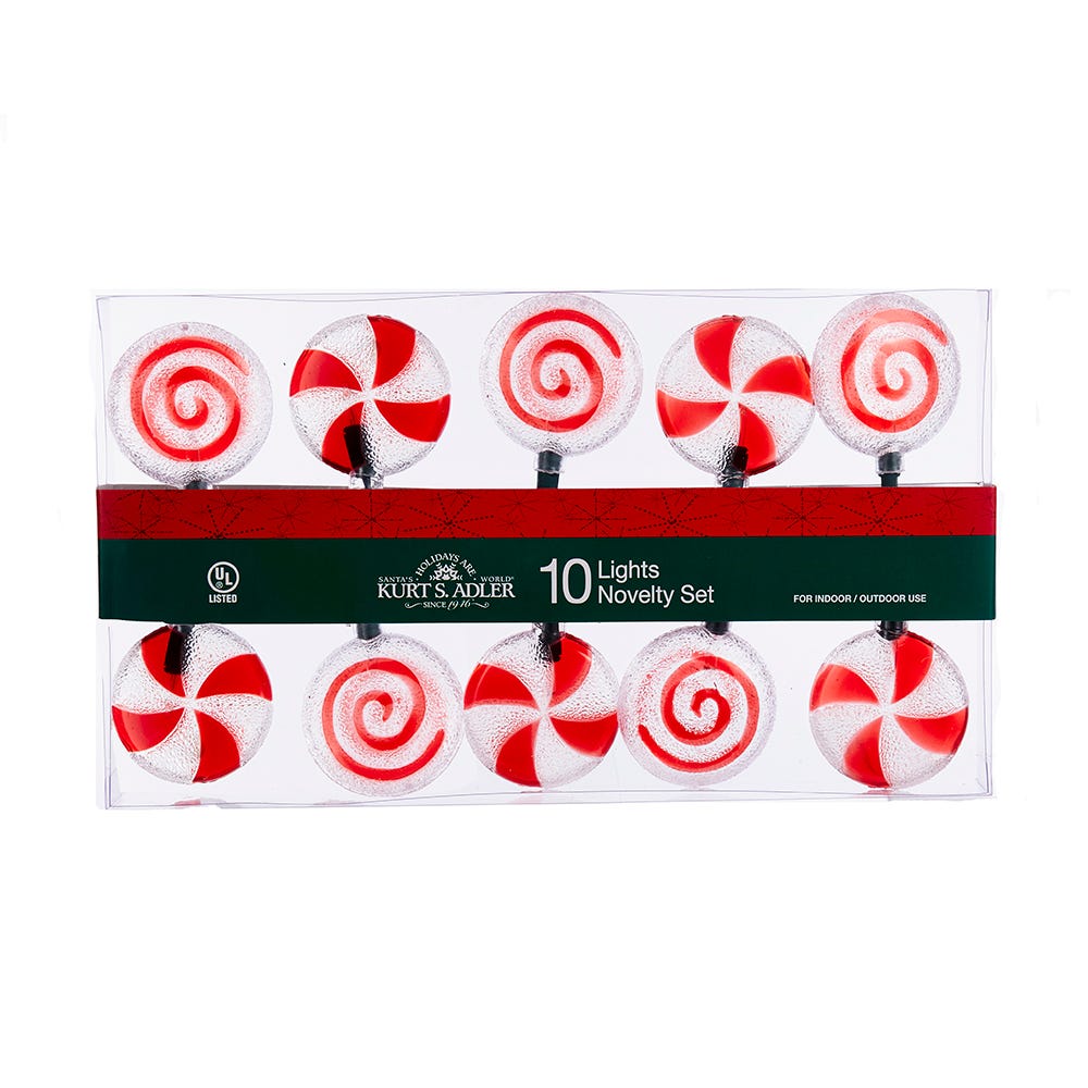Kurt Adler 10-Light Novelty Candy Light Set